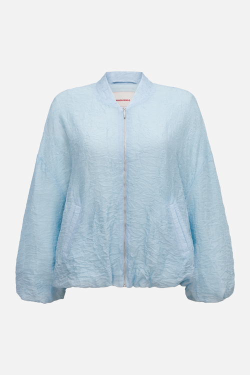 Бомбер из жатой вискозы