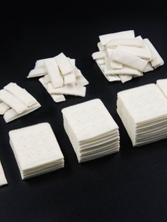 Крючки/петли Arta-F, 44*55 мм, 3*3, айвори 004