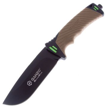 Складной нож Ganzo G8012 пустынный желтый, G8012-DY c клинком из стали 7Cr17MoV, рукоять ABS-пластик