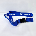 HONDA (синий) Люкс / Брелок, шнурок для ключей на шею HONDA (Хонда), ланъярд, крафт, синий (1 шт)