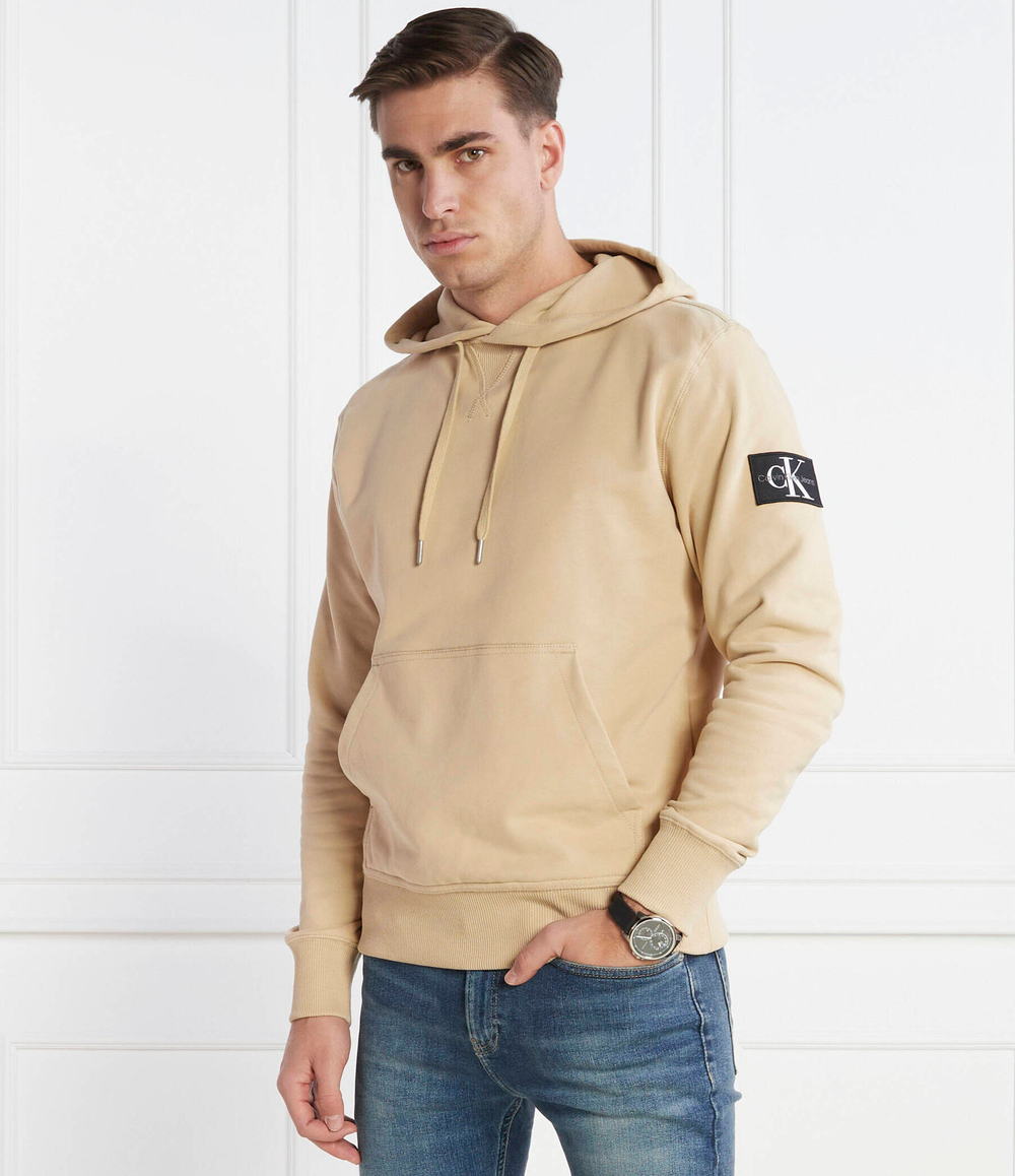 Худи BADGE CALVIN KLEIN JEANS - песочный(J30J323430)