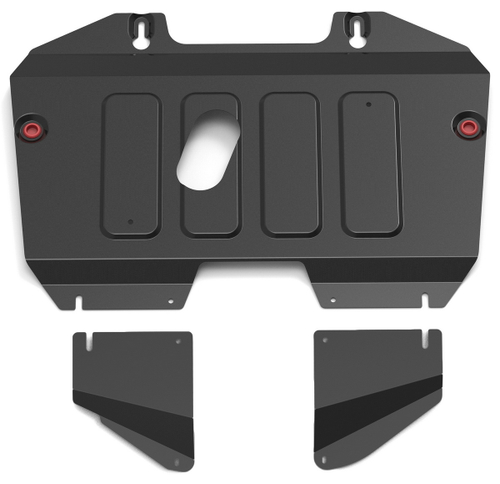 Защита картера и КПП АвтоБроня для Toyota Highlander U70 (V - 3.5) 2020-н.в., штампованная, сталь 1.8 мм, с крепежом, 111.09549.1