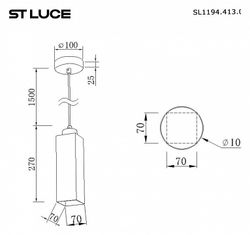 Подвесной светильник ST-Luce Earthy SL1194.413.01