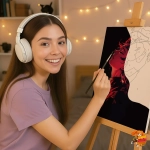 Картина по номерам Клинок рассекающий демонов Танджиро Камадо