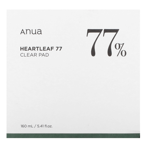 Anua, Heartleaf 77%, Clear Pad, 160 мл (5,41 жидк. унц.)