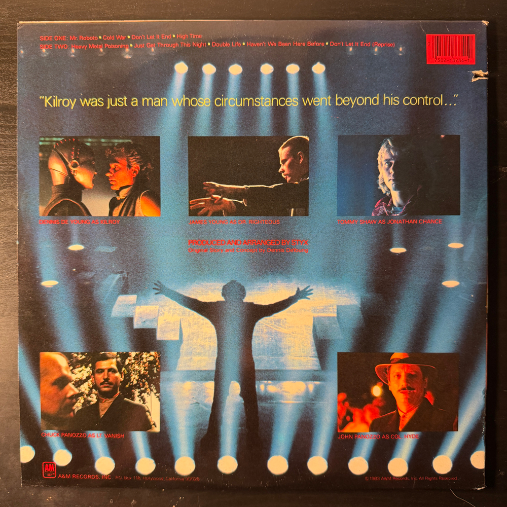 Styx - Kilroy Was Here (США 1983г.)