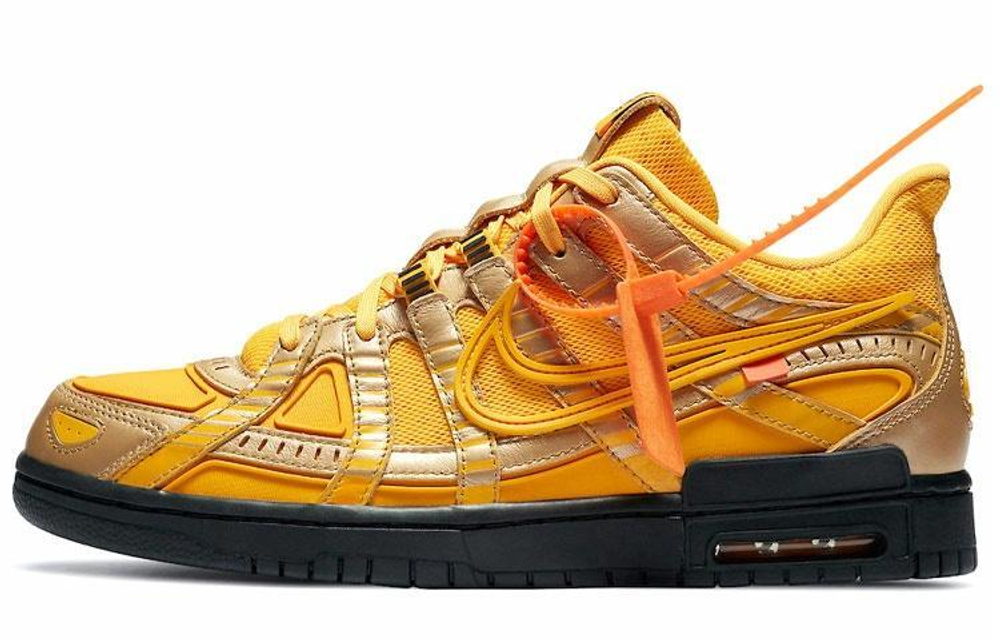 Кроссовки Off-White X Nike Rubber Dunk "University Gold"