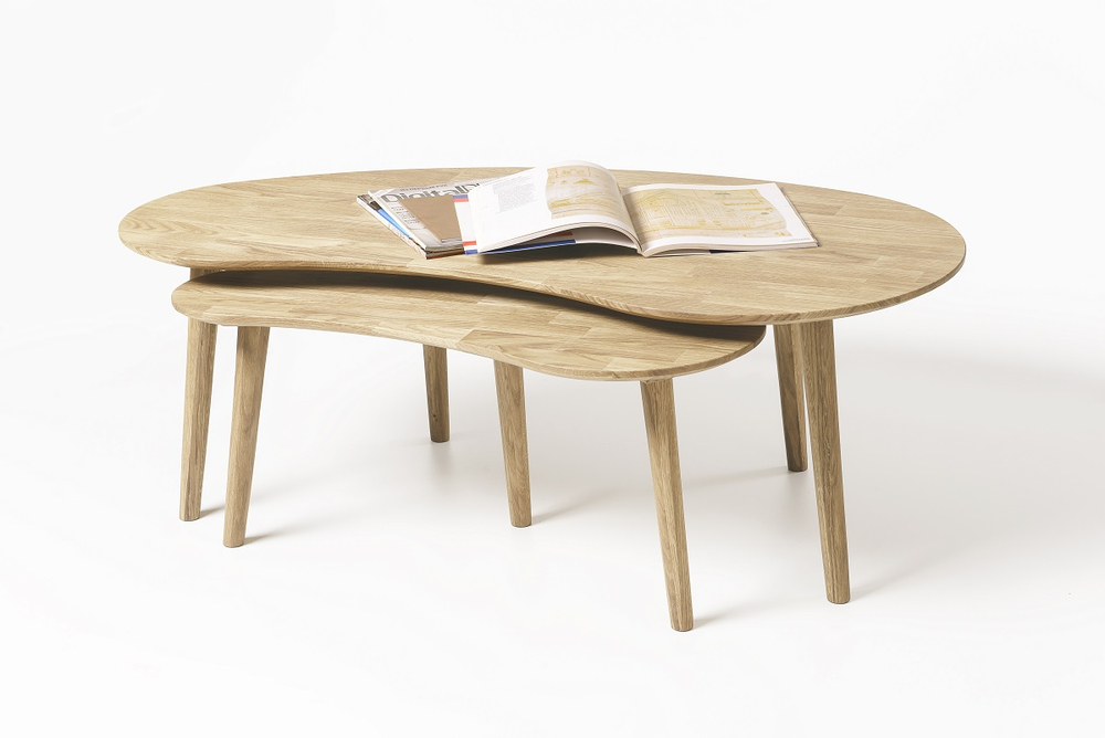 Стол журнальный из массива дуба Nord 6/3, 6/4