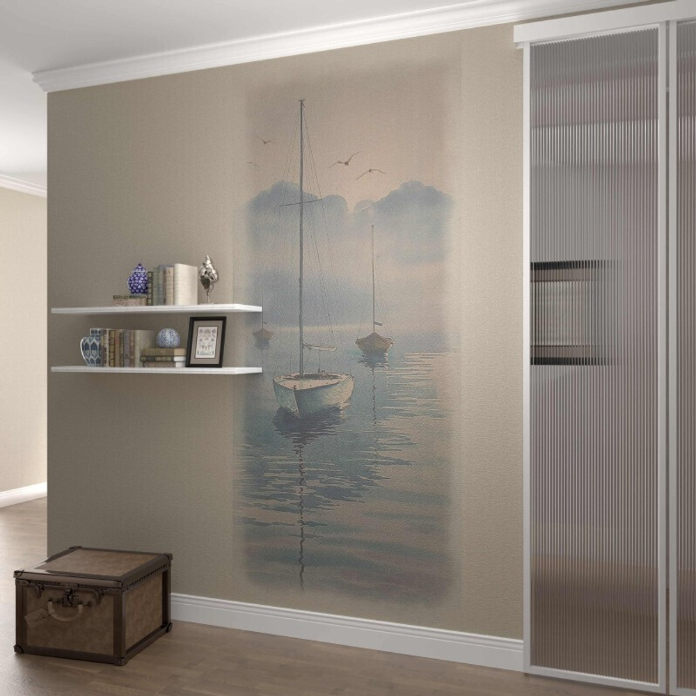 Ламинированная панель ПВХ ВЕК Лен фисташковой 3000х250мм