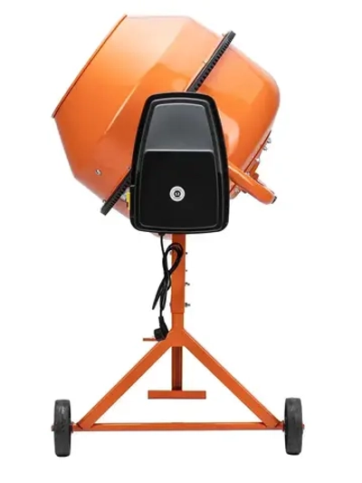 Бетономешалка строительная СИБРТЕХ, БСН-180П, 180 л объем бака и 700 Вт мощность, полиамидный венец и поликлиновый ремень, защита от перегрева и случайного пуска, без редуктора, бетоносмеситель, 95518