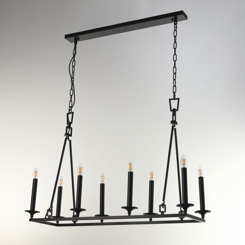 Citilux Маркиз CL471245 Люстра замковая подвесная Чёрная