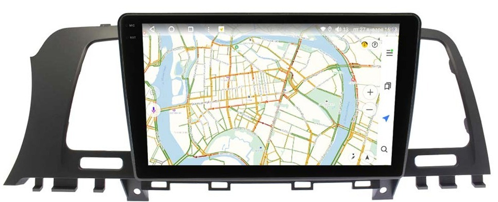 Магнитола для Nissan Murano Z51 2008-2015 - Vaycar VA51-1223-2K на Android 13, 8-ядер, 2K QLED, ТОП процессор, CarPlay, 4G SIM-слот