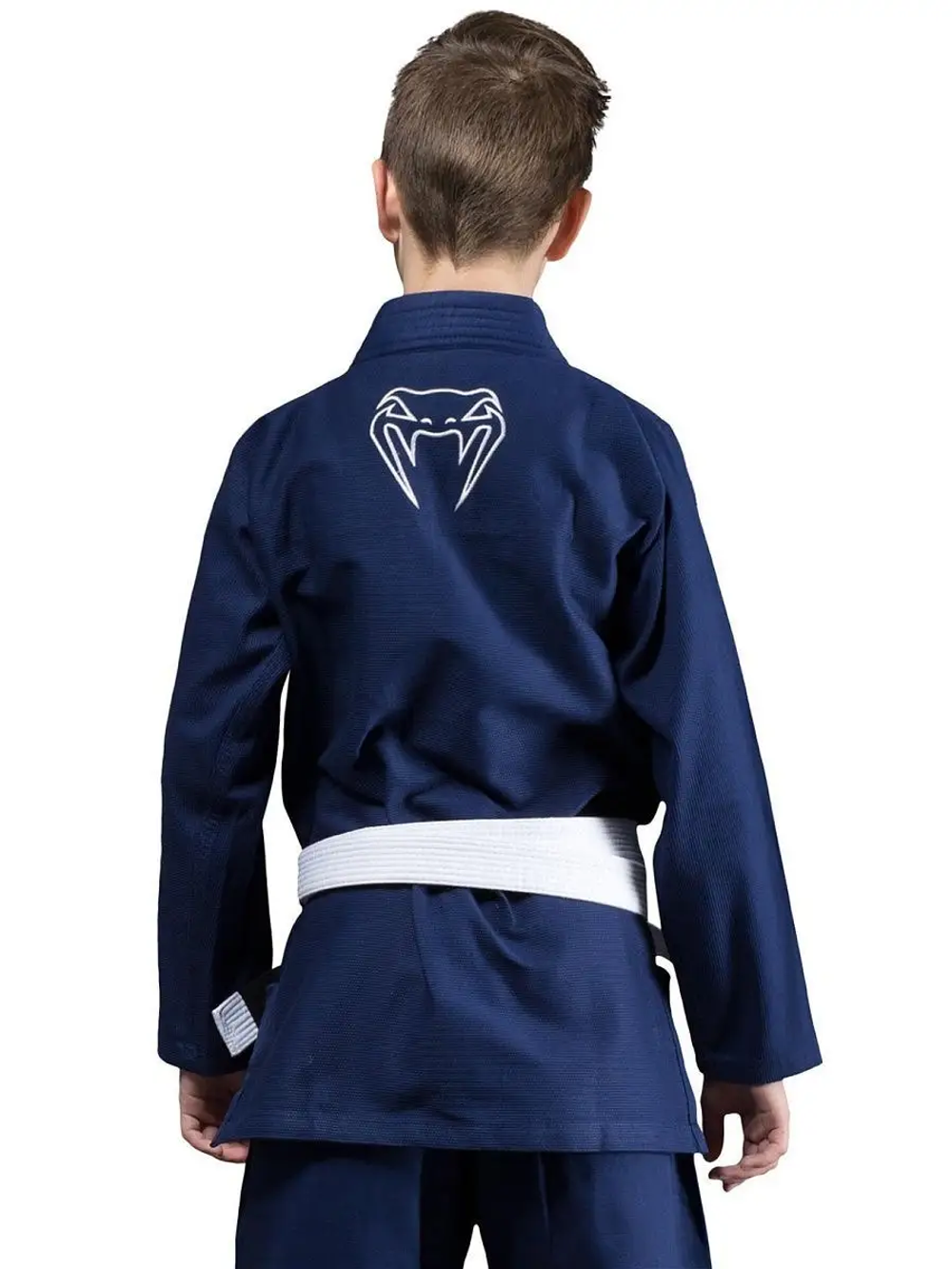 Кимоно для бжж Venum Contender Kids Navy Blue с поясом