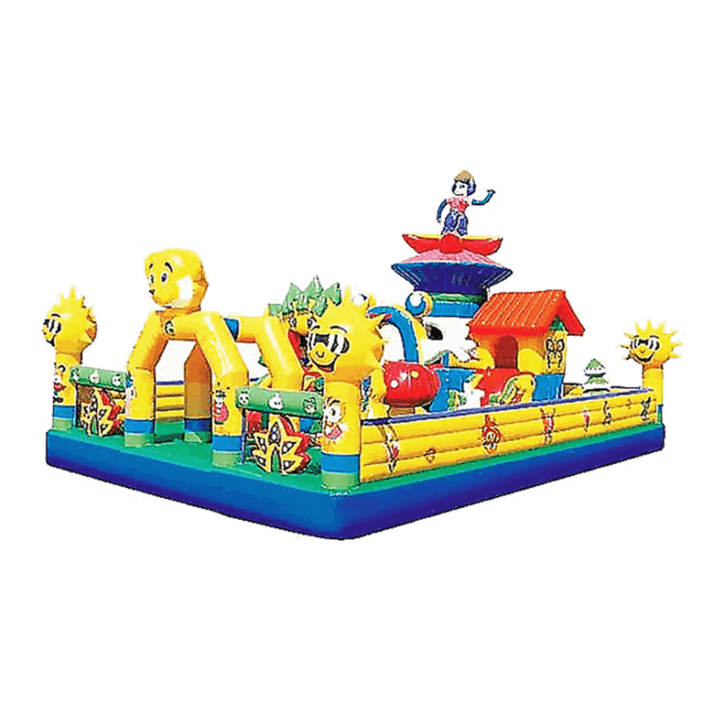 Коммерческий надувной батут "Солнечный город"