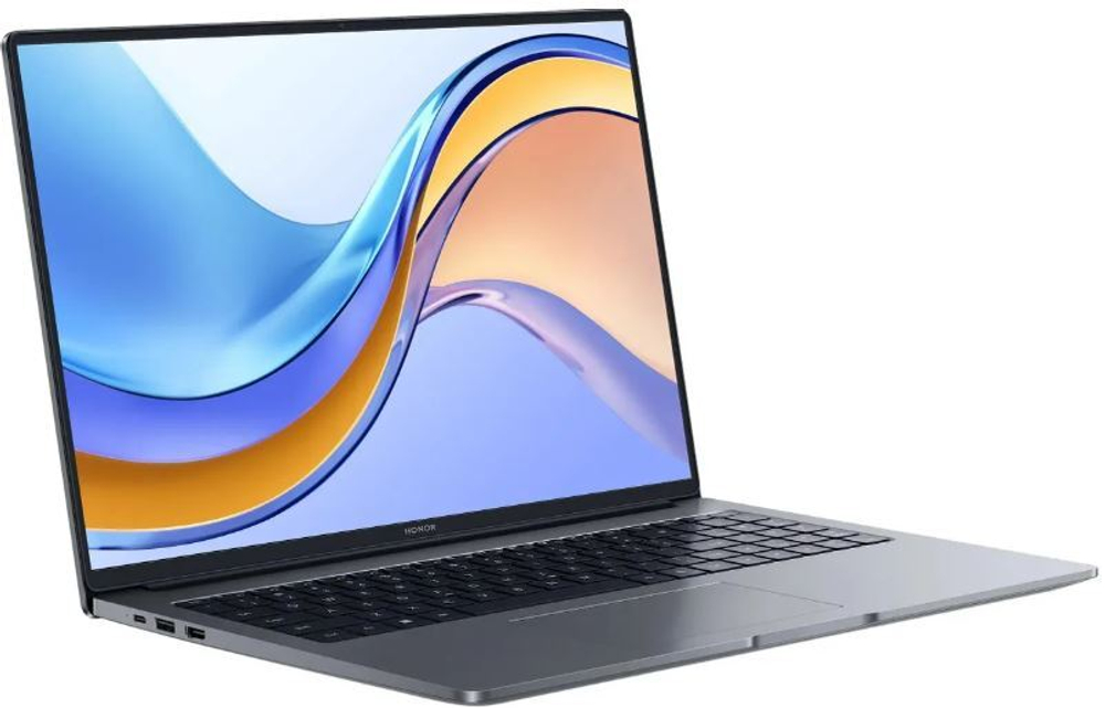 Ноутбук  Honor MagicBook X16 16 ", Ryzen 5, 16 Гб RAM, 512 Гб SSD, Radeon 760M, Серебристый