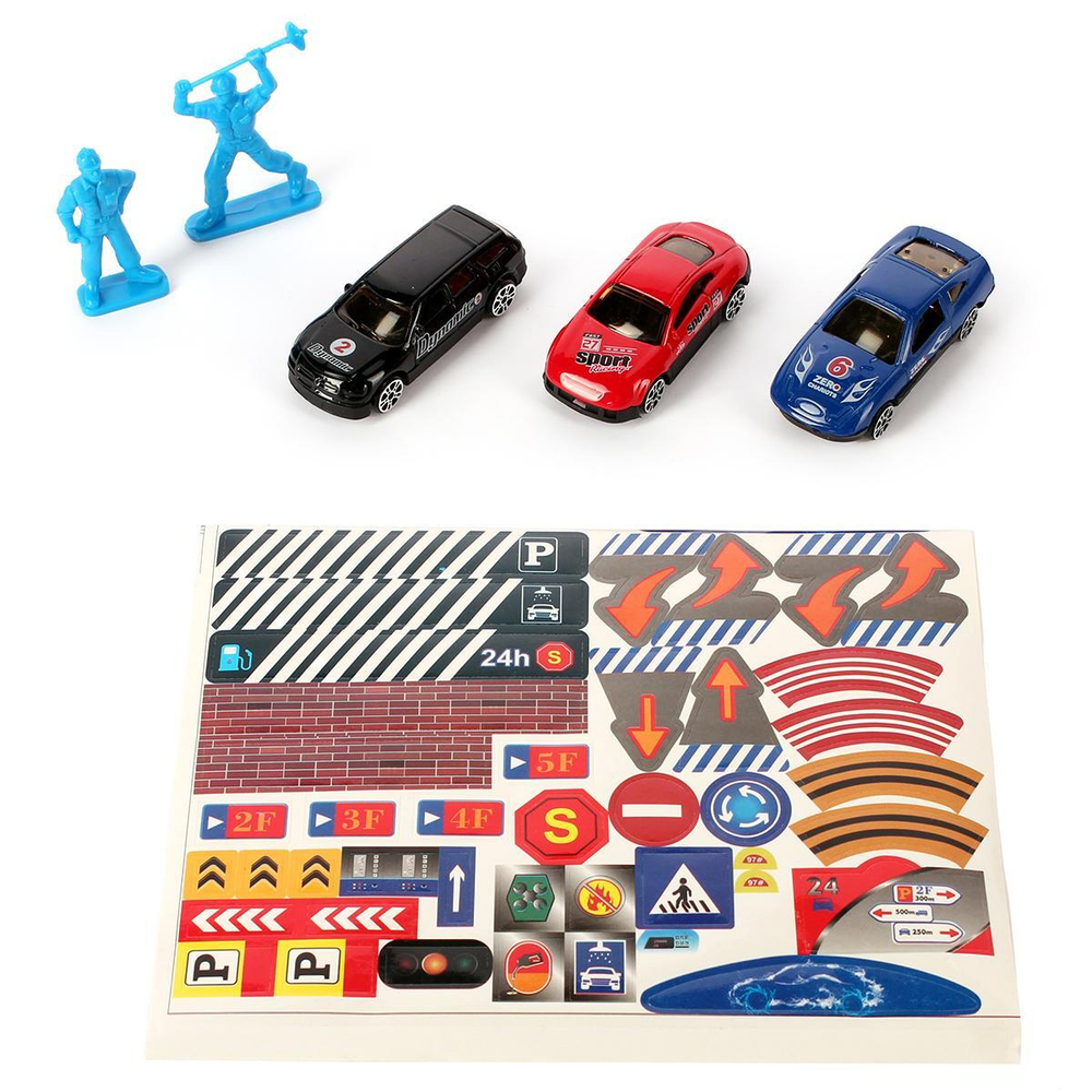 Парковка с транспортом, коробка 7159