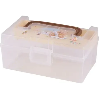 Контейнер для детской дорожной аптечки 0,8л с вкладышем 170*108*78 POLLY