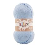 Пряжа Alize (Ализе) Bella 100 / уп.5 мот. по 100 г, 360м, 040 голубой A