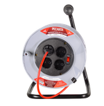 Удлинитель силовой на катушке Ресанта СУ-2х1-30/2 (с выкл., 4 розетки)