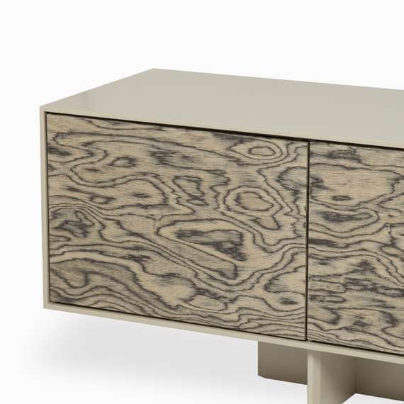 ТВ-Тумба Maleka 220 см, серый меламин