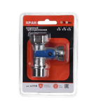 Шаровой кран Termaый 3-проходной 1/2 на 3/4 на 1/2 н/н/в 33710