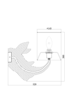 Настенный светильник (бра) Maytoni MOD470WL-01W