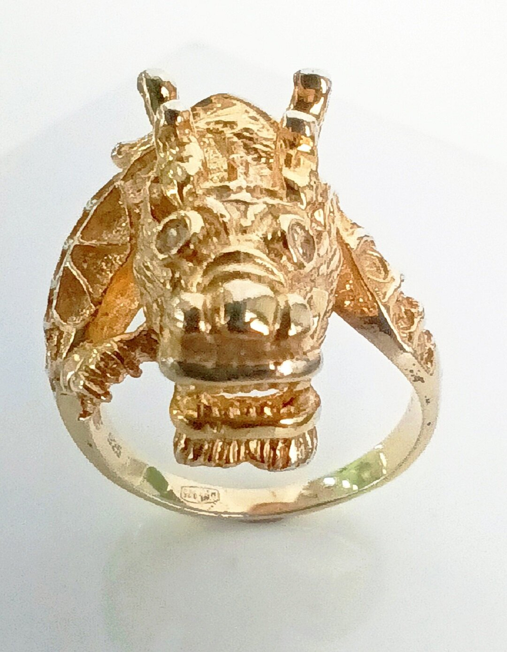 Кольцо Эстерелла, серебро 925*, золочение, фианит/Ф