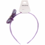 Ободок для волос детский на блистере «РОЗОВОЕ ОБЛАКО», цветочек, микс 6 цветов, 1см