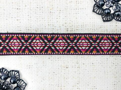 Тесьма жаккард, ш. 2,5 см