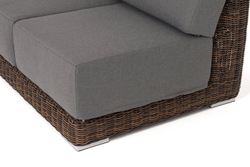 "Капри" модуль диванный правый с подушками, цвет коричневый