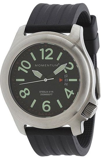 Часы Momentum Steelix 1M-SP74BS1B (каучук, сапфир)