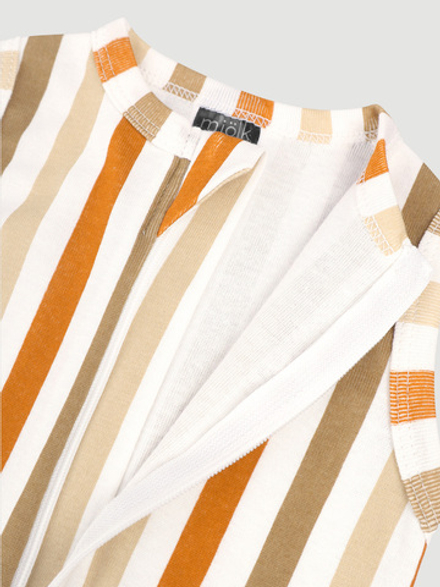 Песочник без рукавов Mjölk Sleep and Play Полоска