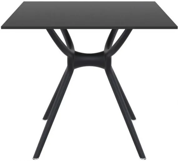 Пластиковый стол Air Table 80х80 см, черный