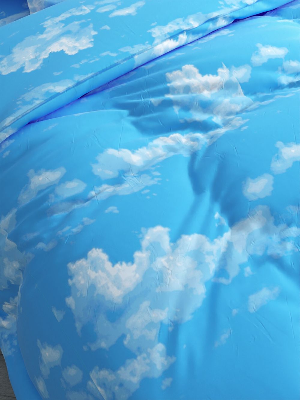 Наволочка комплект 2шт Сказка "Сlouds" 50х70 см, перкаль