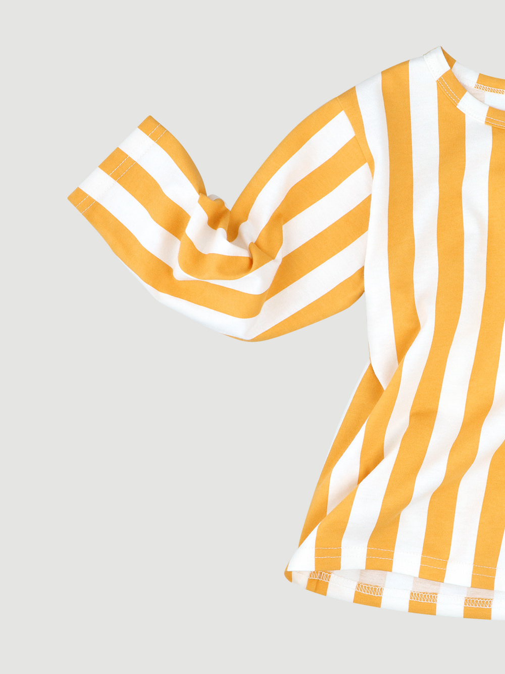 Лонгслив оверсайз Mjölk Yellow Stripes