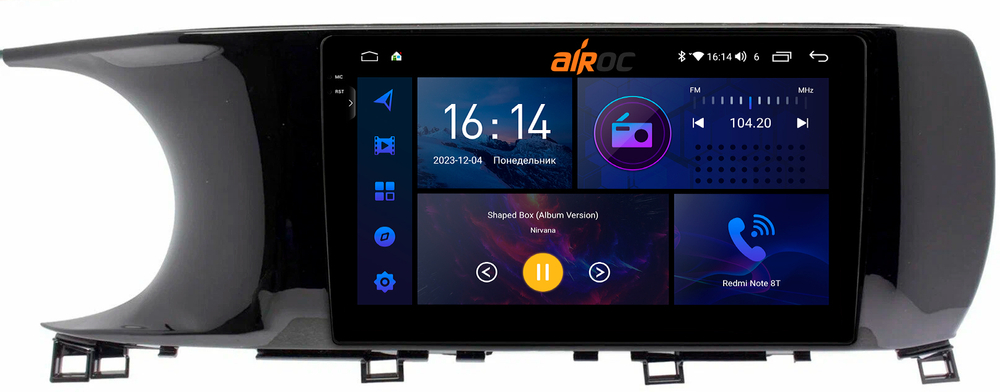 Магнитола для KIA K5 2020+ - AIROC 2K RI-2335 Android 12, QLed+2K, ТОП процессор, 8/128Гб, CarPlay, SIM-слот