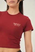 Топ Called a Garment Dealer women's гранат