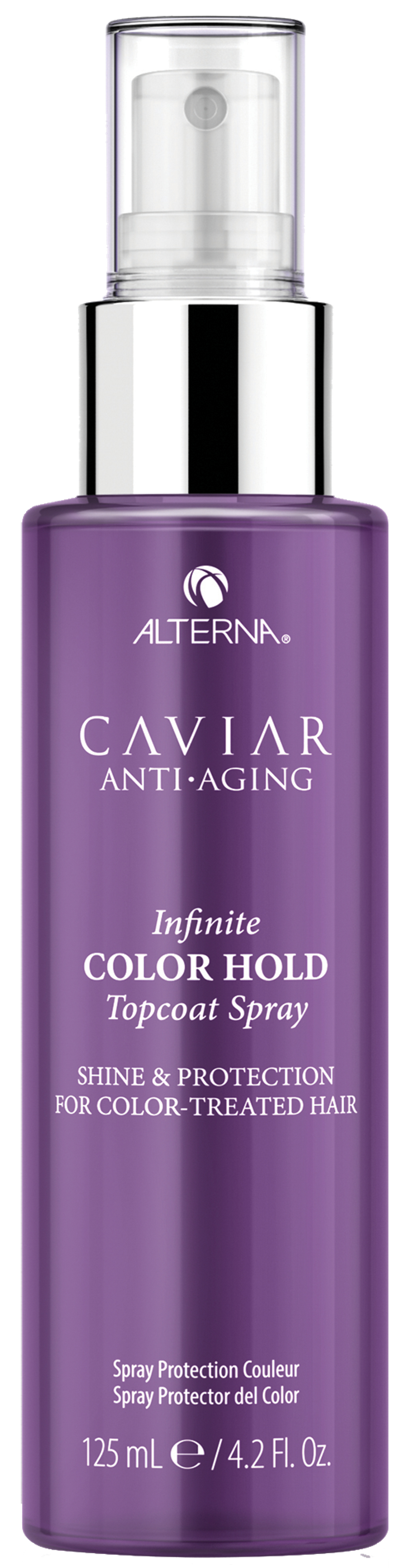 CAVIAR Anti-Aging Infinite Color Hold Topcoat Spray/Ламинирующий спрей-глянец для окрашенных волос с комплексом фиксации цвета, 125 мл