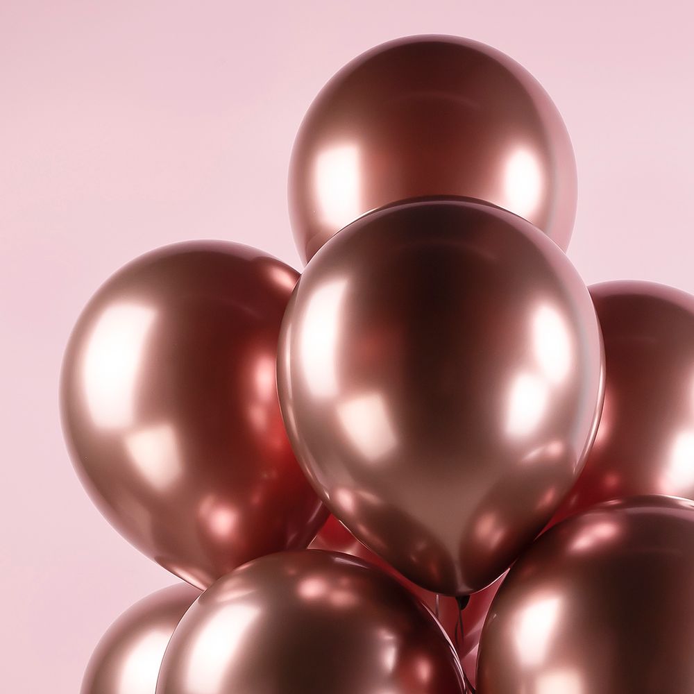 Шар (12''/30 см) Трюфель, хром, 50 шт.