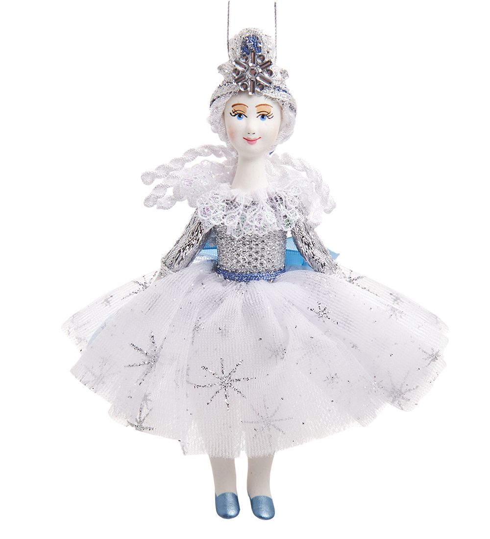 РусКукла RK-788 Кукла подвесная «Девочка-Снежинка»