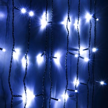 Новогодняя гирлянда занавес 200-003 0,45*1,5м IP20 белый Elektrostandard