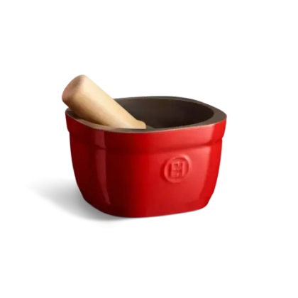 Ступка и пестик Emile Henry Burgundy, 16 см