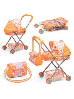 Игровой набор, коляска для кукол с сумкой (CS7916G)