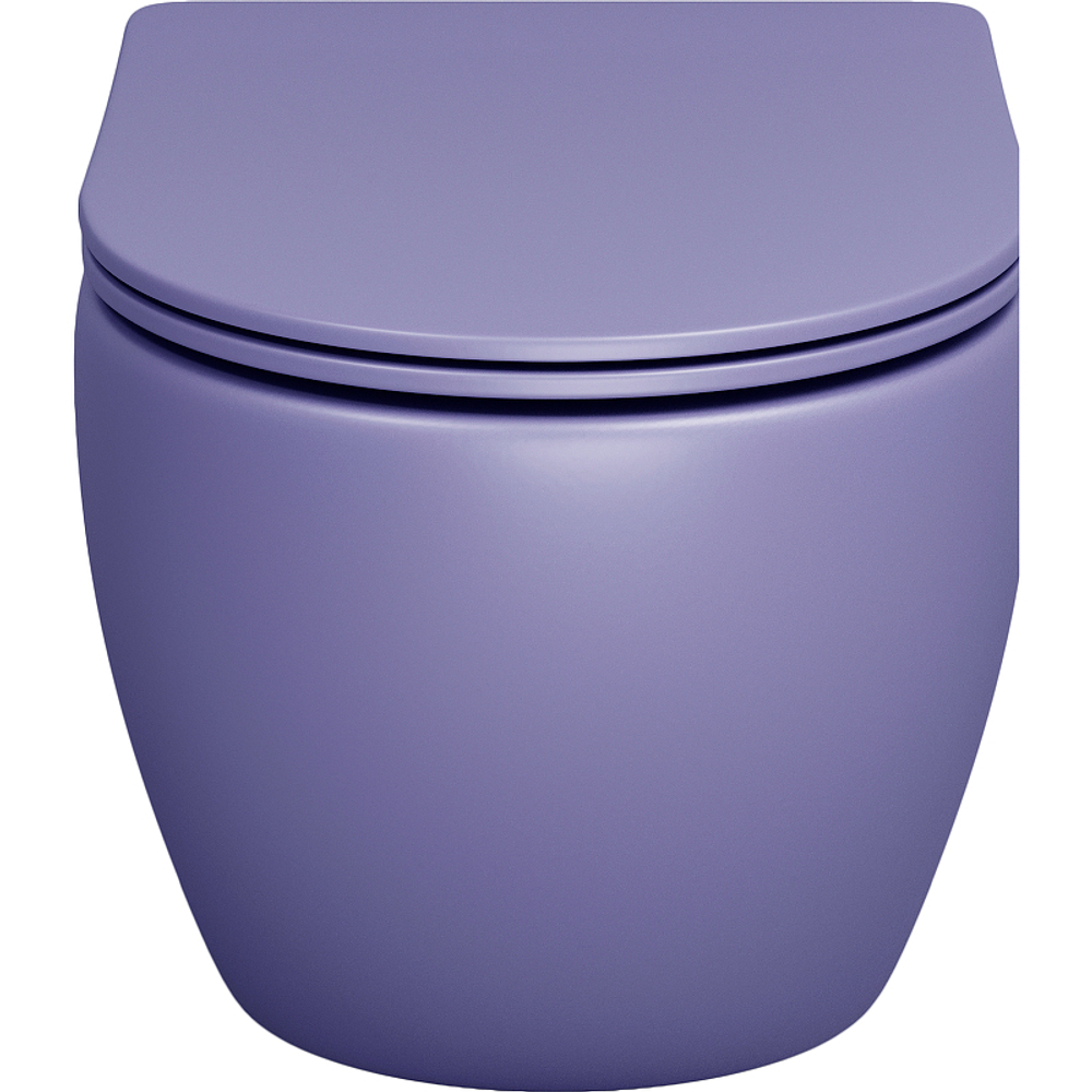 Унитаз Grossman Color GR-4455LIMS подвесной Фиолетовый матовый с сиденьем Микролифт