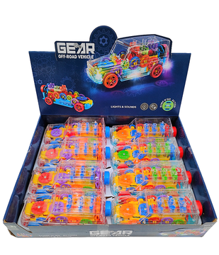 Машинка - джип " Шестеренки " свет/звук