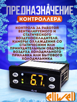 Контроллер Eliwell EWPlus 961 c датчиком NTC в комплекте