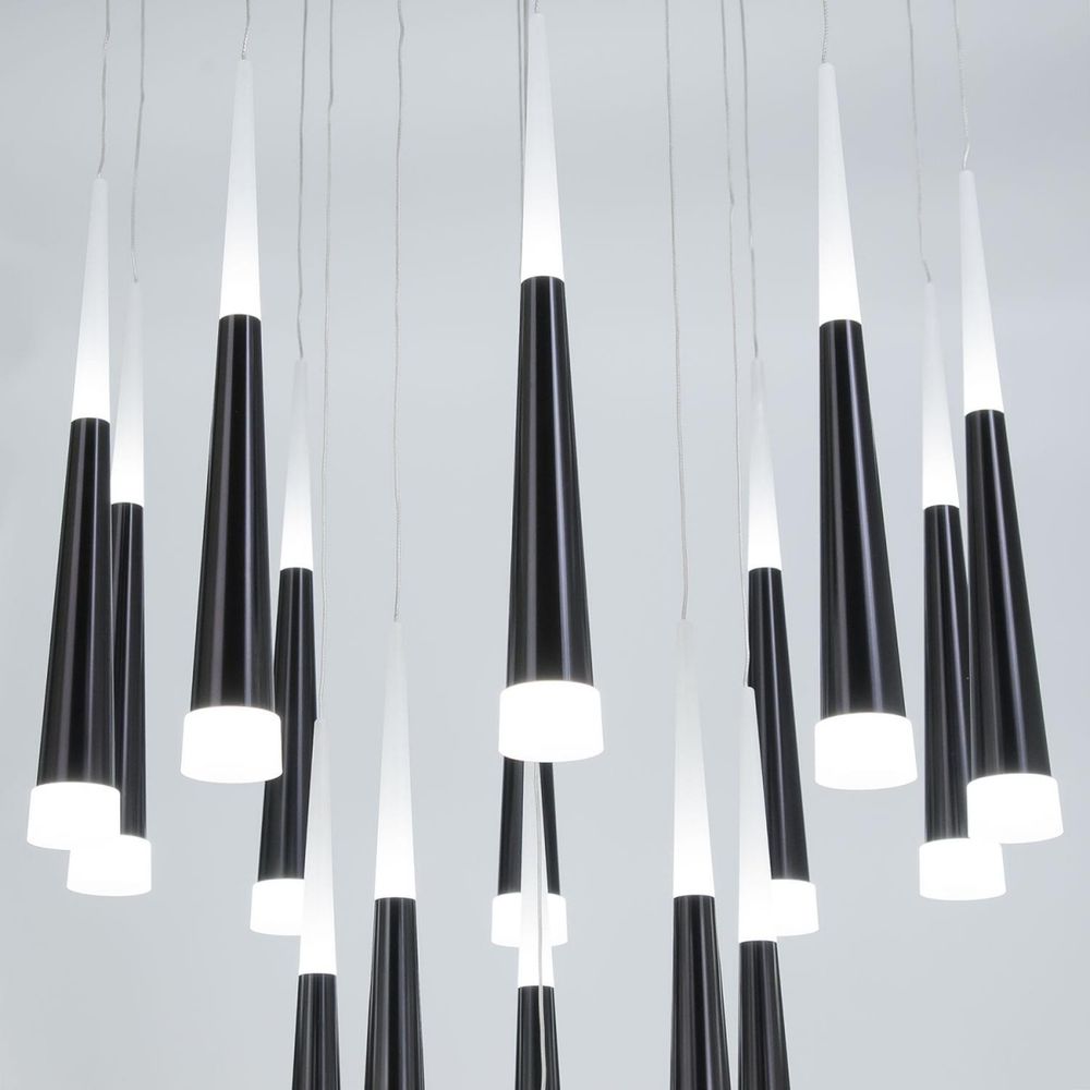 Citilux Вегас CL227161 LED Люстра каскадная Чёрная