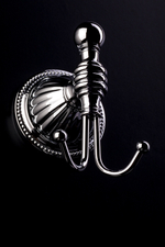 Boheme Крючок двойной HERMITAGE CHROME