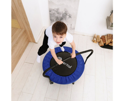 Батут с поручнем DFC JUMPFIT 36'' синий