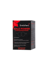 Капсулы возбуждающие для мужчин Erotichard, MALE POWER с пантогематогеном, 20 капсул